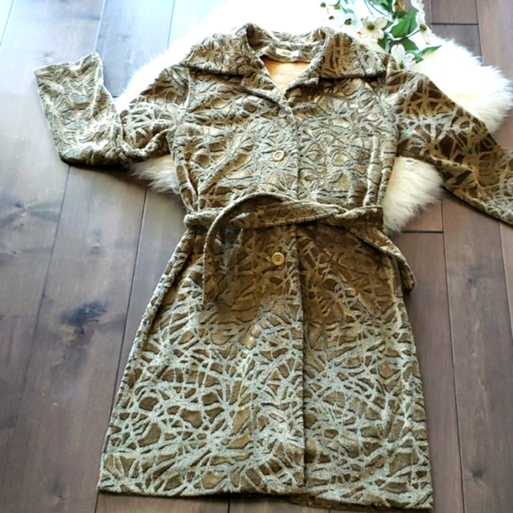 Vintage Rock Goddess Velveteen Coat